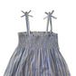 Primark Dress Age 7 Blue and White Stripes Cotton