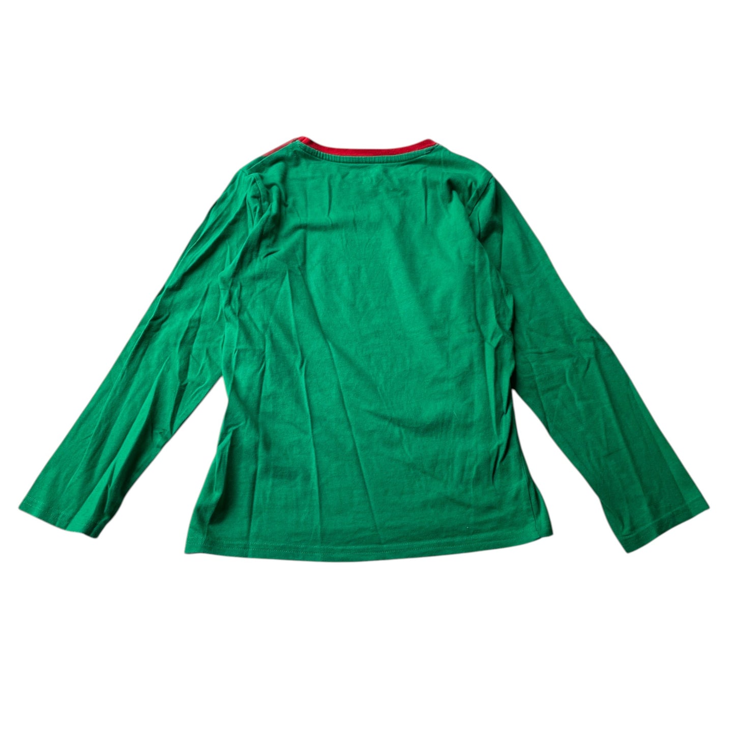 PEP&Co 7-8 years green and red Christmas elf pyjama set cotton