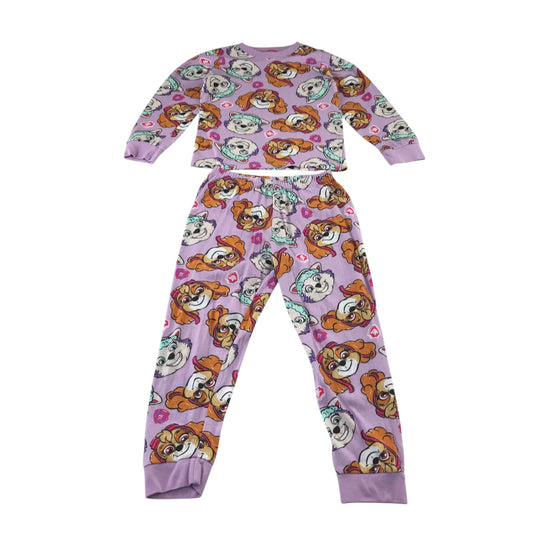 Paw Patrol 6-7 years purple pyjama set cotton