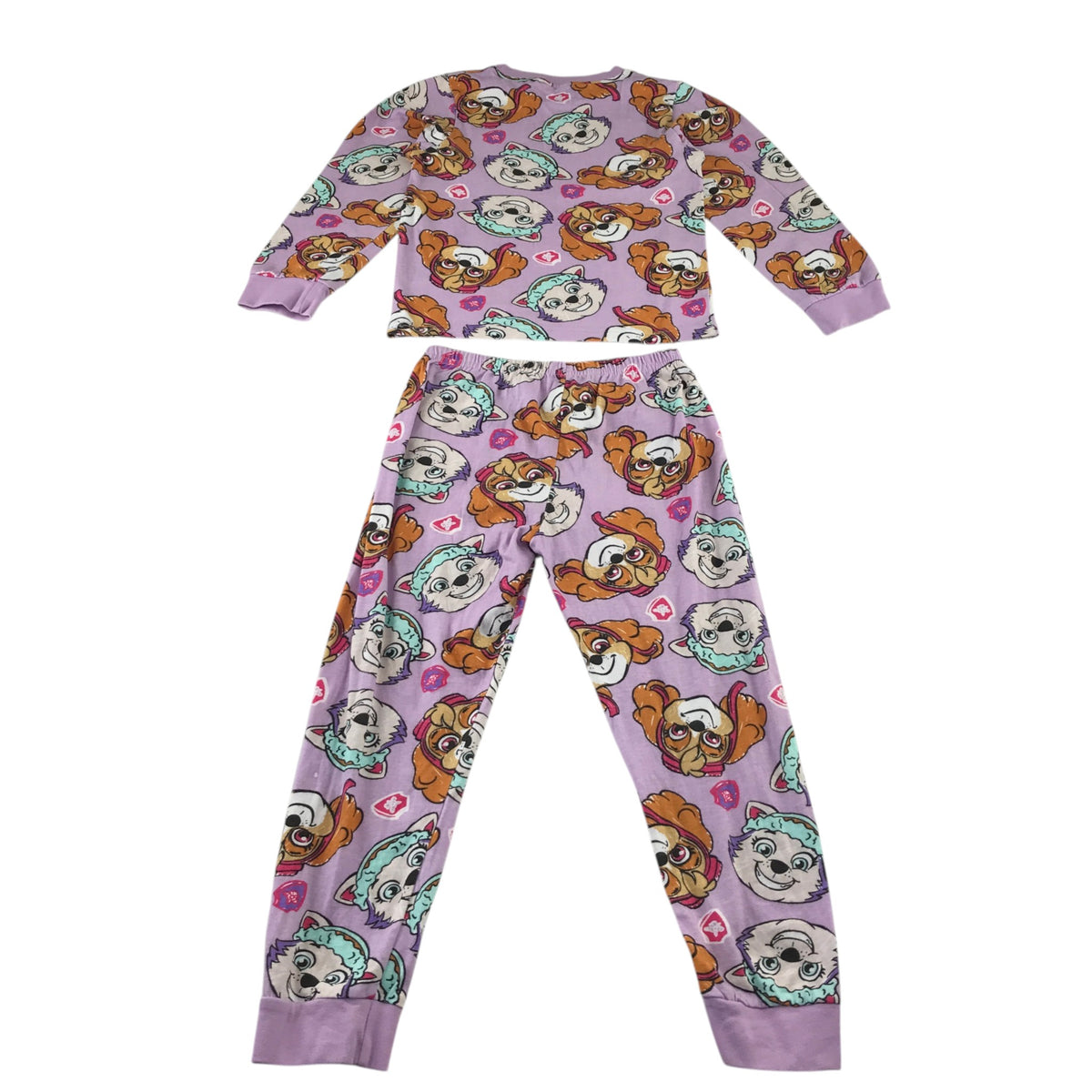 Paw Patrol 6-7 years purple pyjama set cotton