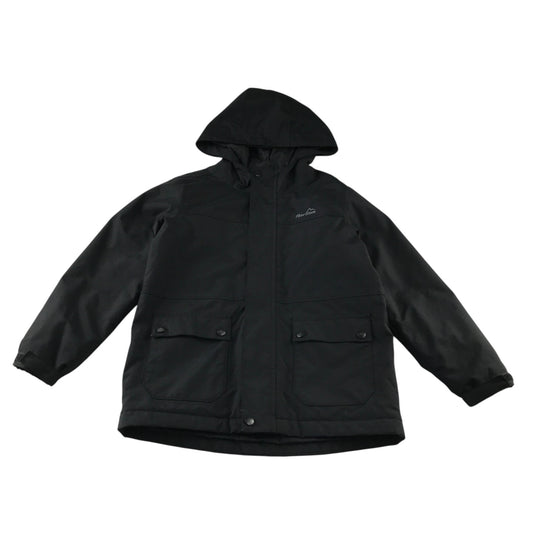 Peter Storm 9-10 years black hooded jacket polyamide polyester