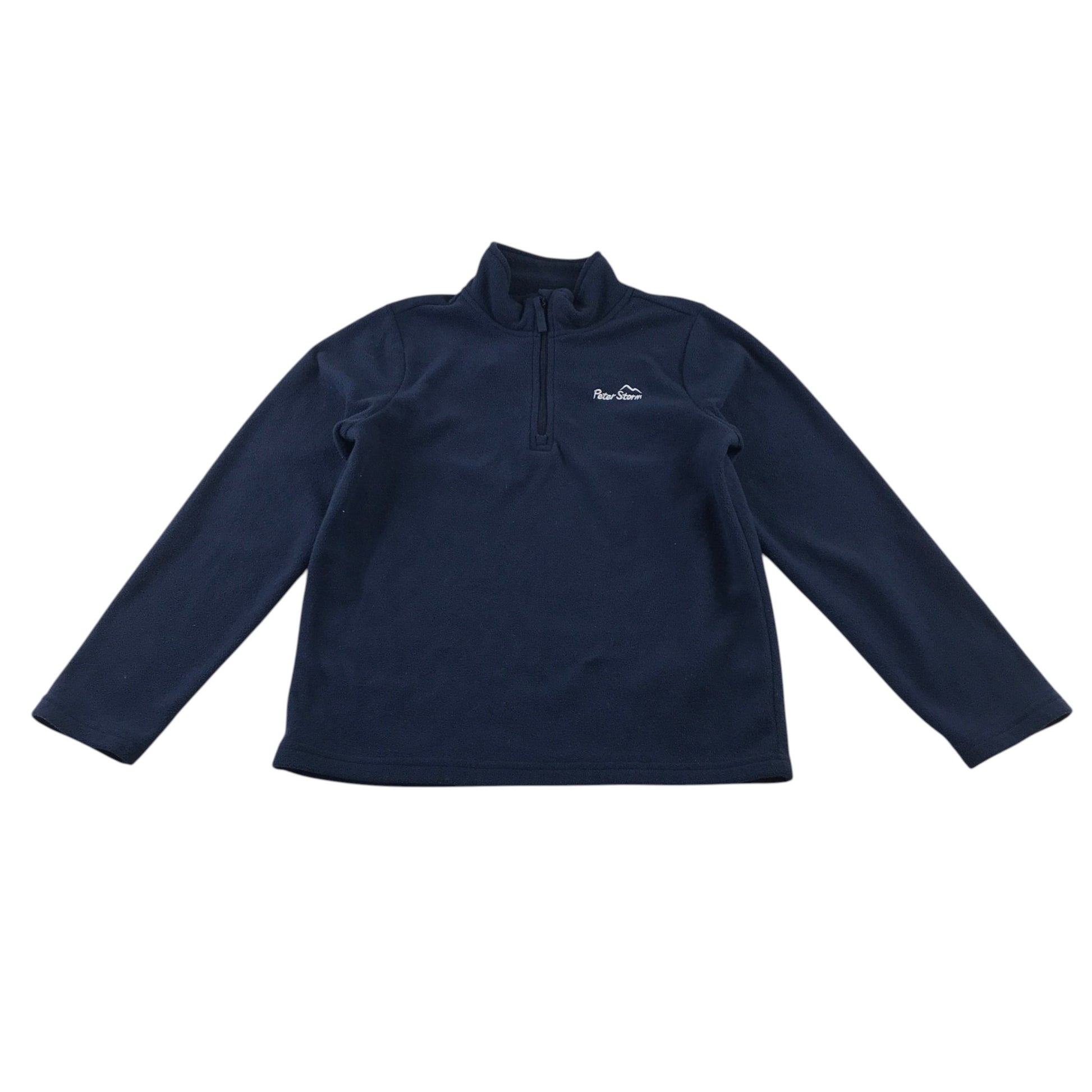 Peter Storm 9-10 years navy quarter zipper fleece