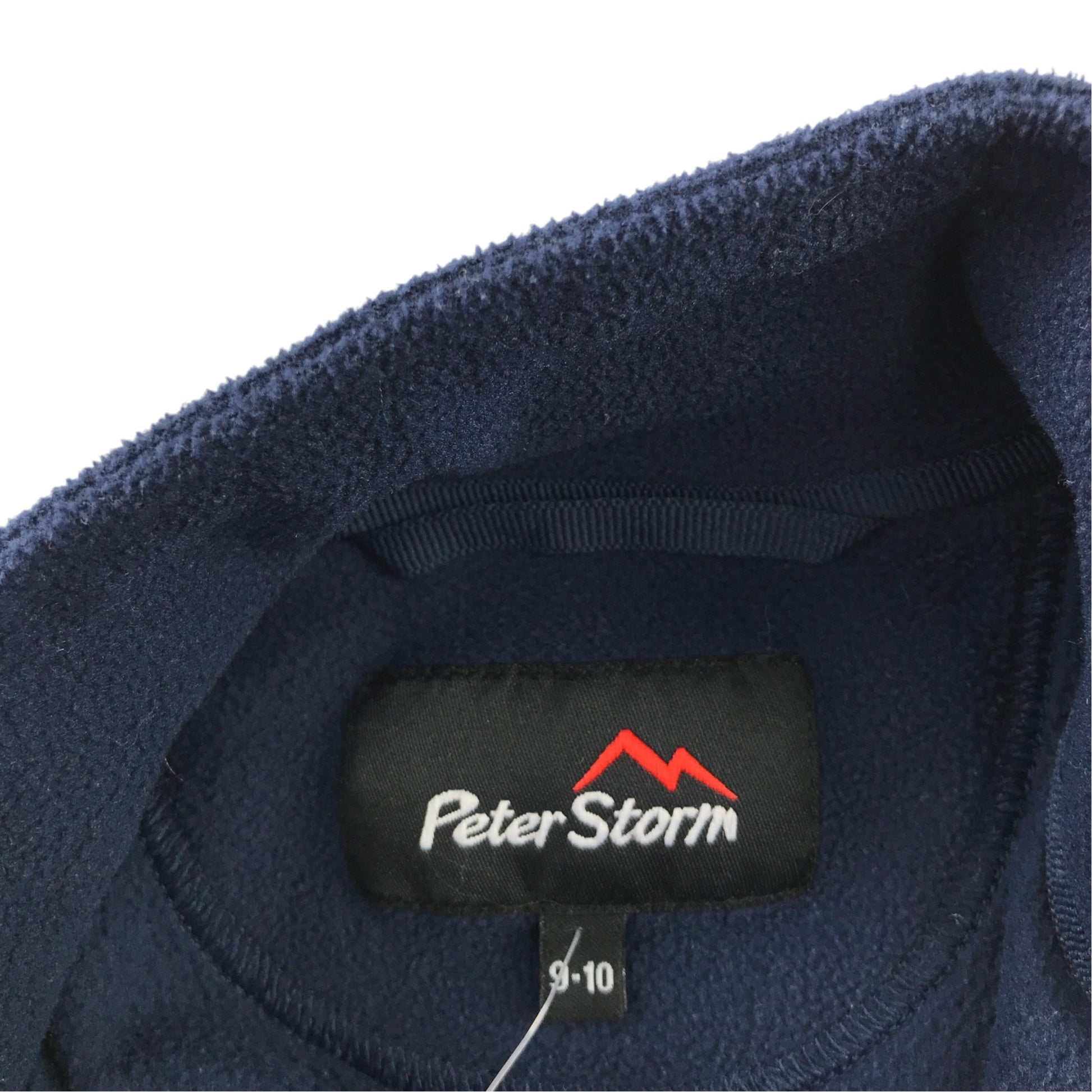 Peter Storm 9-10 years navy quarter zipper fleece