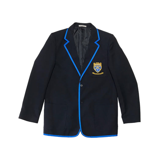 St. Andrews RC Secondary Navy School Blazer With Blue Rim