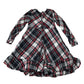 Polarn O. Pyret 5-6 years red tartan check dress organic cotton