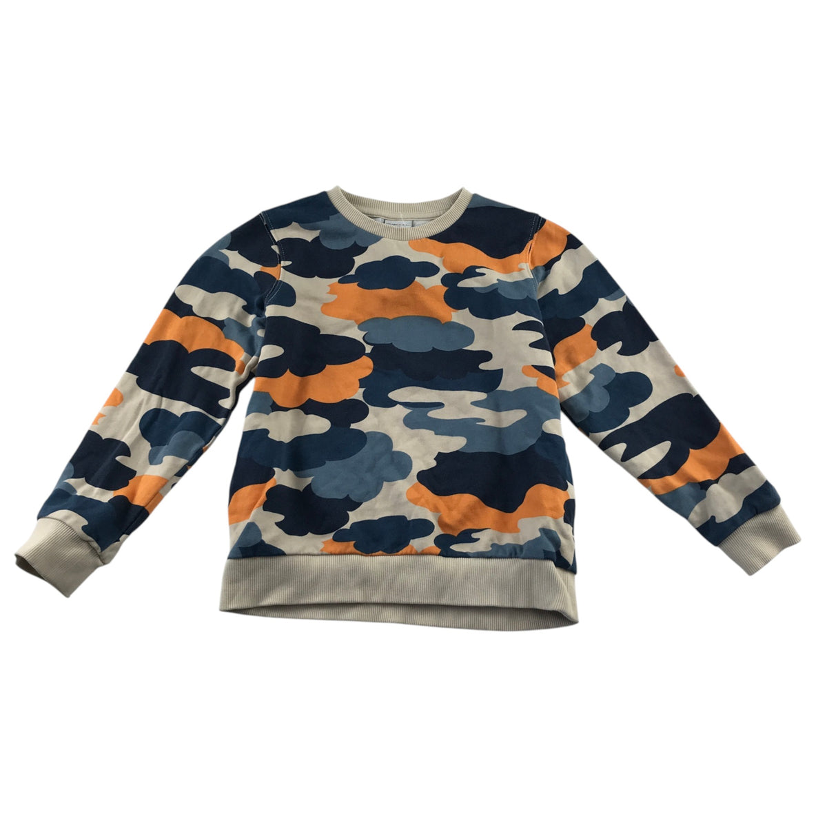 Polarn O. Pyret 6-7 years multicolour sweater camouflage cotton polyester