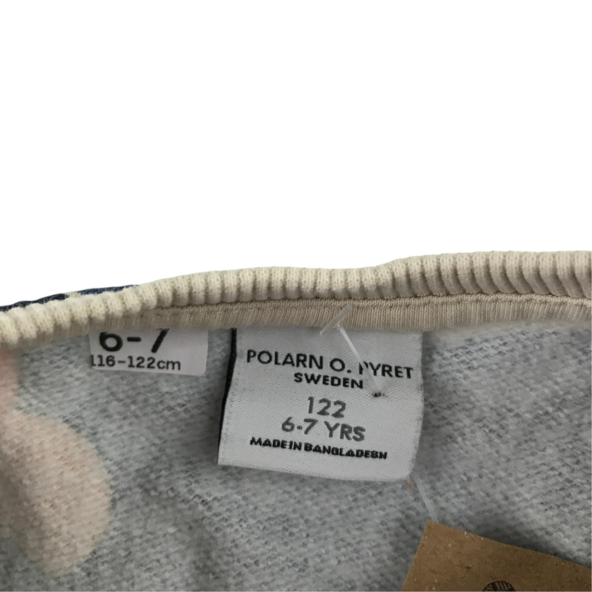Polarn O. Pyret 6-7 years multicolour sweater camouflage cotton polyester
