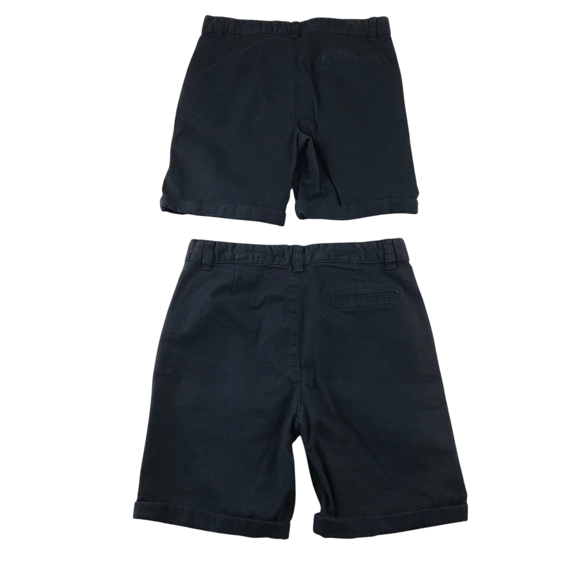 Primark 11-12 years shorts bundle navy blue chinos cotton elastane