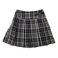 Primark 7-8 years black check skirt polyester elastane viscose