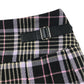 Primark 7-8 years black check skirt polyester elastane viscose