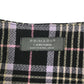 Primark 7-8 years black check skirt polyester elastane viscose