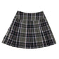 Primark 7-8 years black check skirt polyester elastane viscose