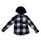 Primark 7-8 years blue check shirt cotton
