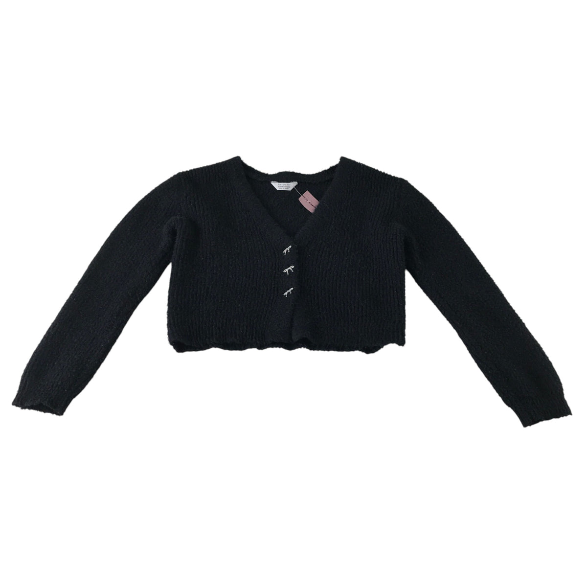 Primark 9-10 years black cardigan polyester