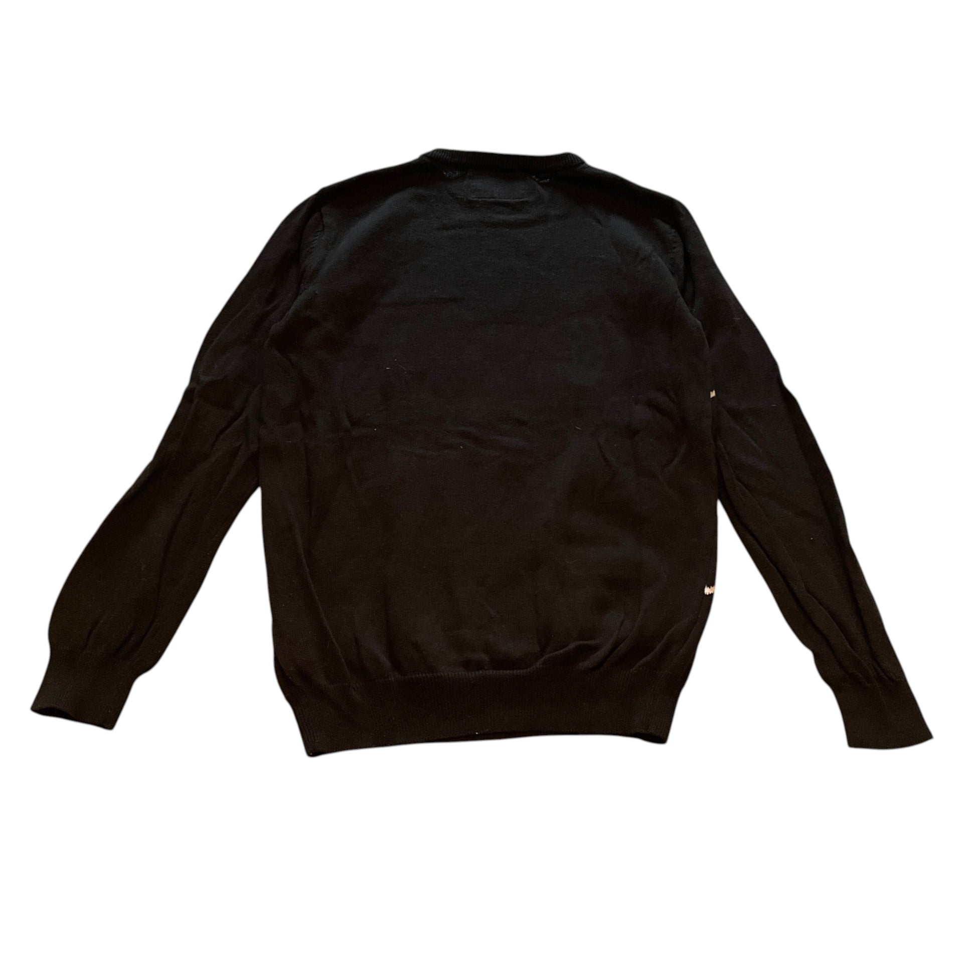 Primark 10-11 years black Flossing Christmas jumper cotton nylon