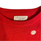 Primark 10-11 years red jumper Christmas reindeer polyester acrylic
