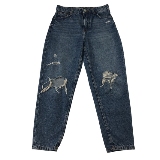 Primark 11-12 years blue barrel leg cotton jeans