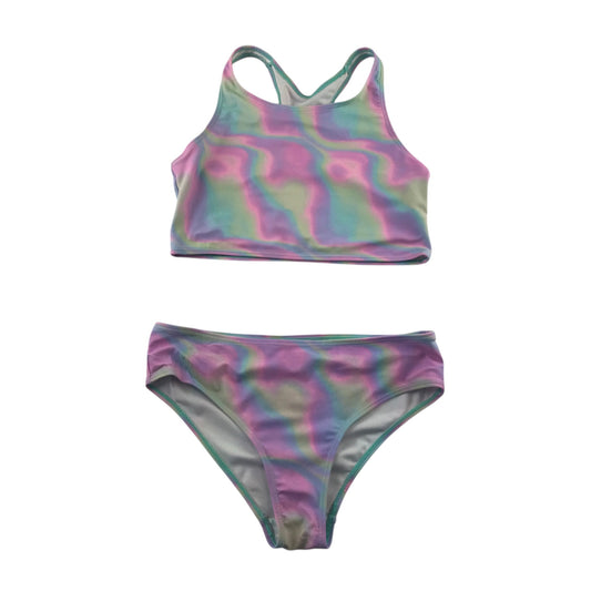 Primark 11-12 years multicolour 2-piece swimsuit polyester elastane