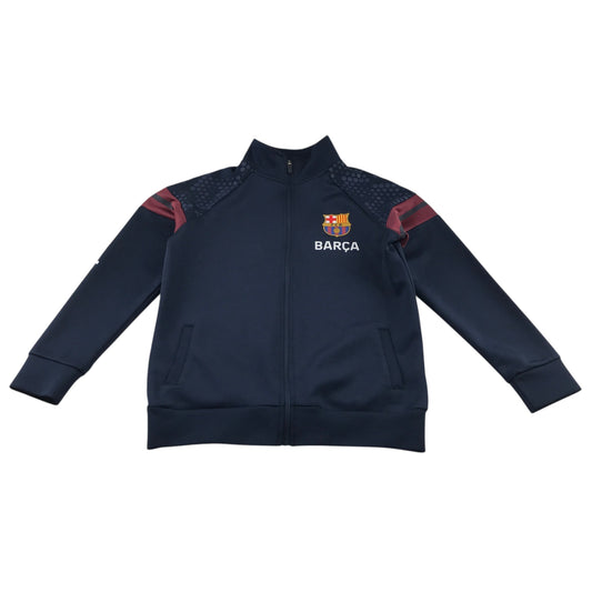 Primark 11-12 years navy blue sport sweater FC Barcelona polyester elastane