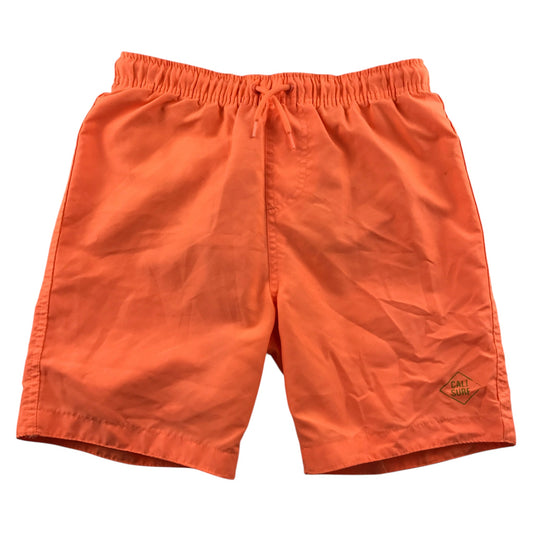 Primark 11-12 years neon orange swim trunks polyester