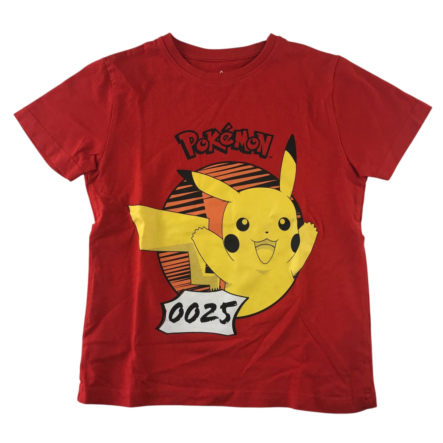 Primark 6-7 years red t-shirt Pokemon Pikachu cotton