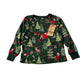 Primark 5-6 years green Christmas forest pyjama set polyester
