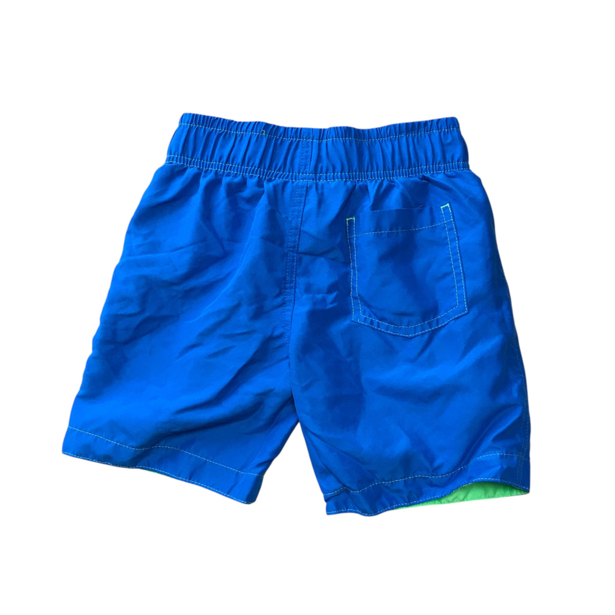 Primark 7-8 years blue and neon swim trunks polyester