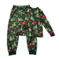 Primark 7-8 years green Christmas forest pyjama set polyester