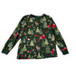 Primark 7-8 years green Christmas forest pyjama set polyester