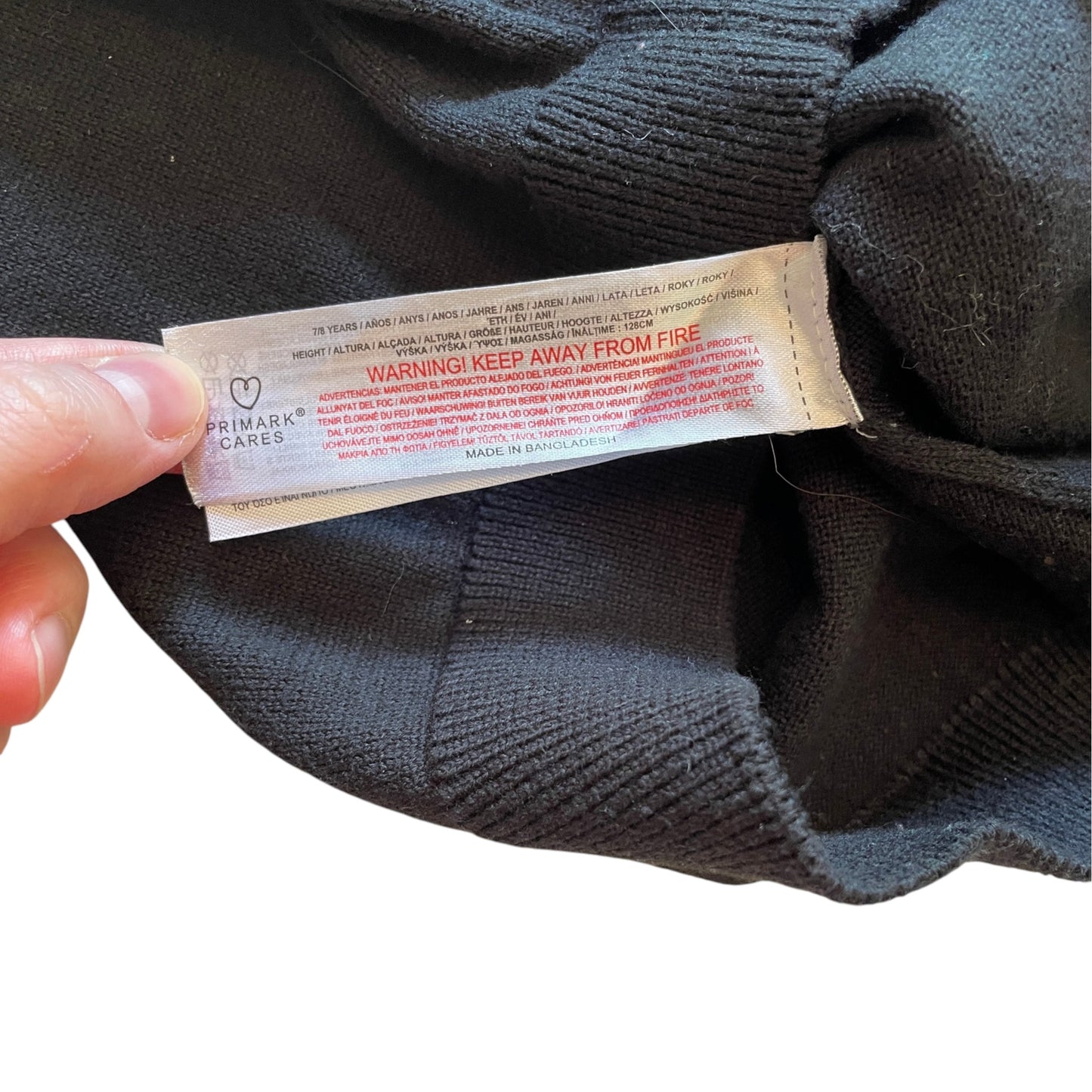 Primark 7-8 years navy blue gamer Santa Christmas jumper cotton polyester