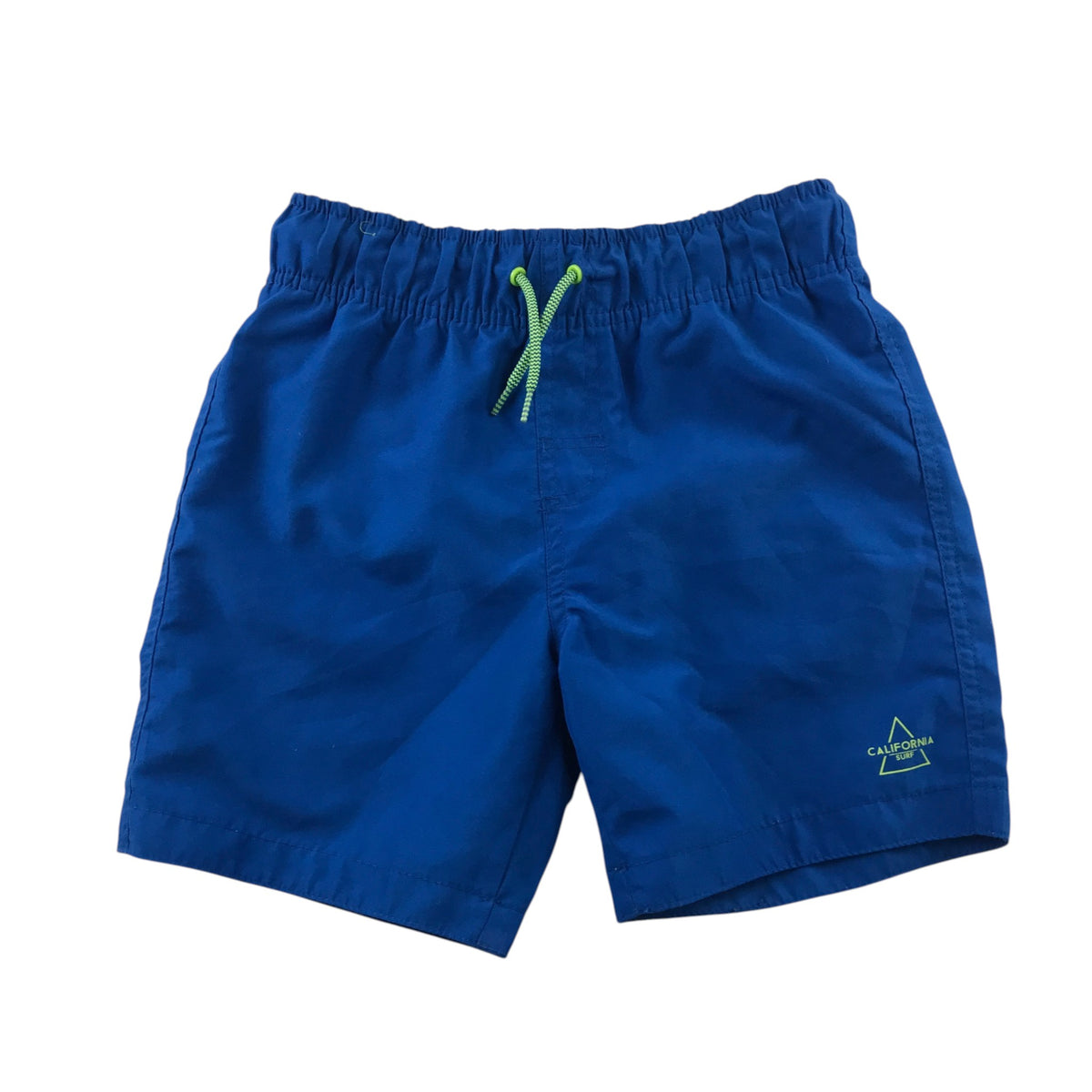 Primark 8-9 years blue swim trunks California polyester