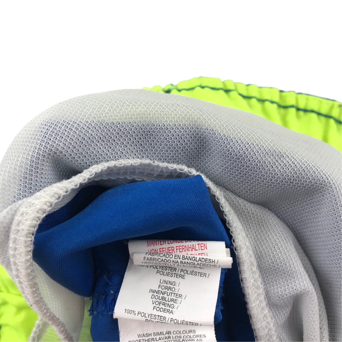 Primark 8-9 years blue swim trunks California polyester