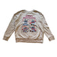 Primark 8-9 years grey Disney Stitch Christmas sweater cotton polyester