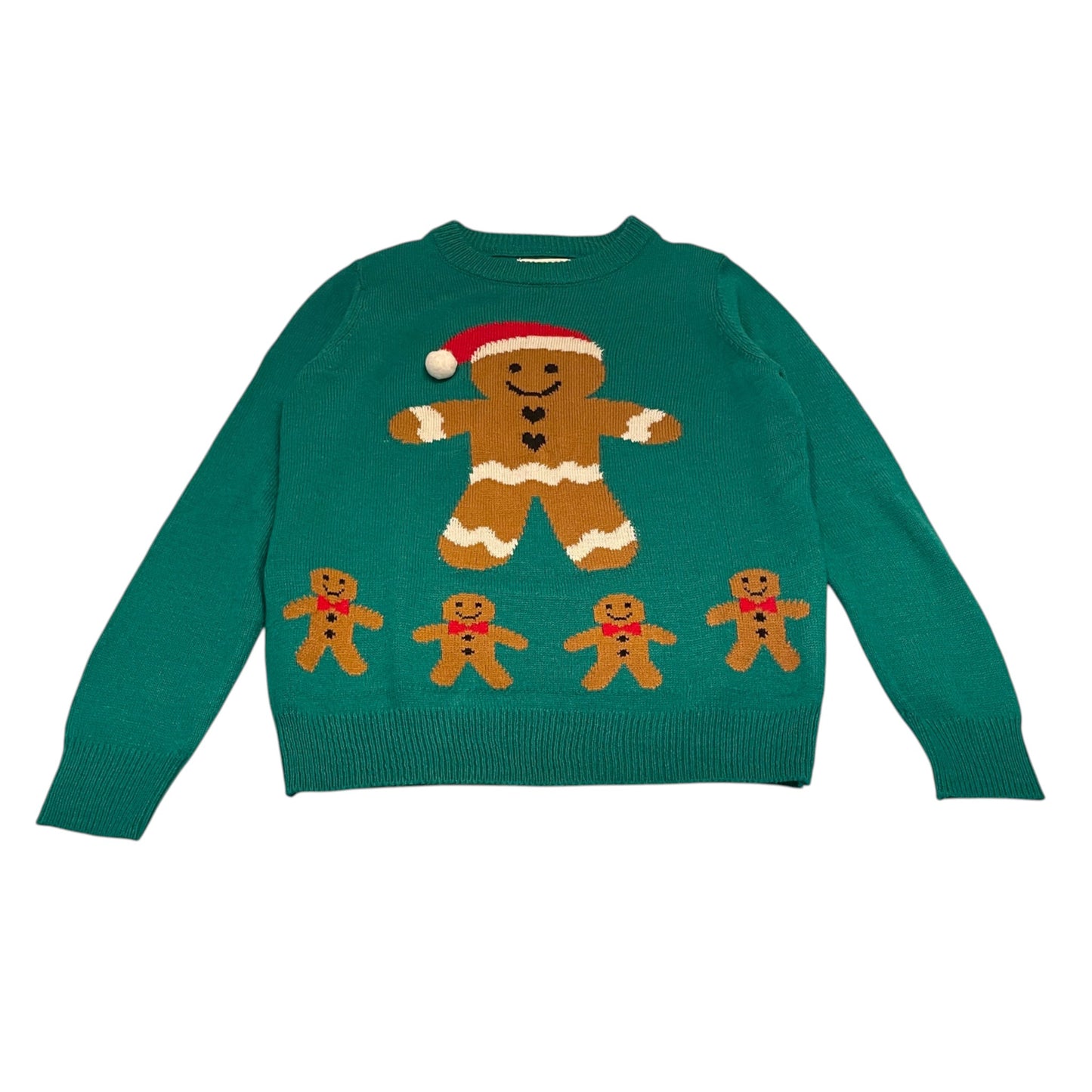 Primark S women's green Christmas jumper acrylic polyester