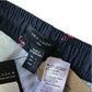 Primark men's size L navy swim trunks flamingos polyester