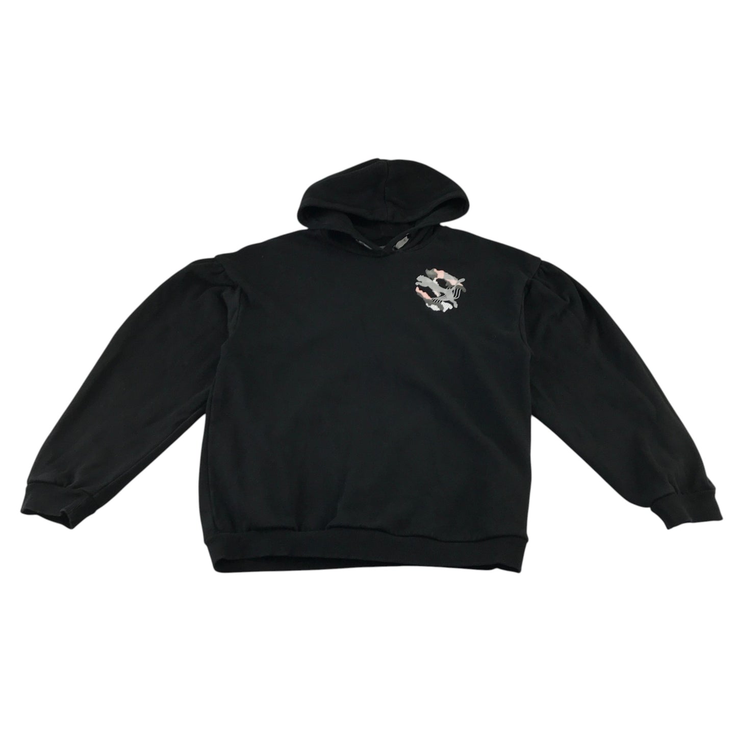 Puma 13-14 years black hoodie cotton polyester