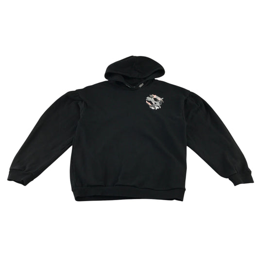 Puma 13-14 years black hoodie cotton polyester