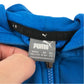 Puma 15-16 years royal blue hoodie full zipper cotton polyester