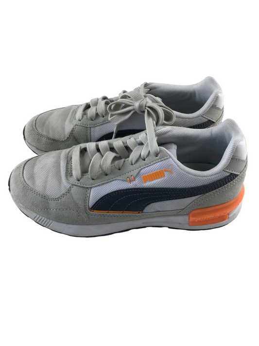 Puma size 4 grey tri colour trainers