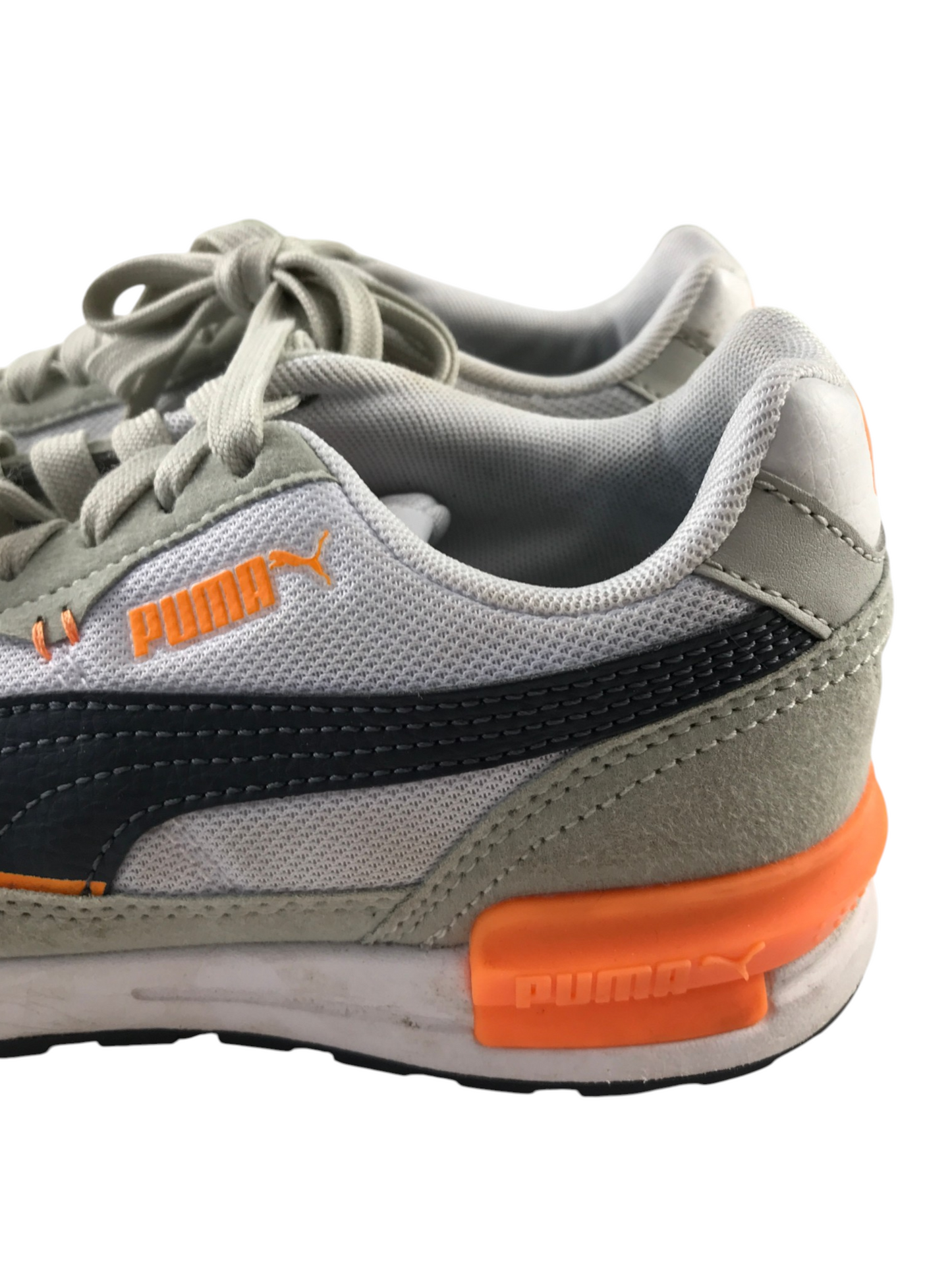 Puma size 4 grey tri colour trainers