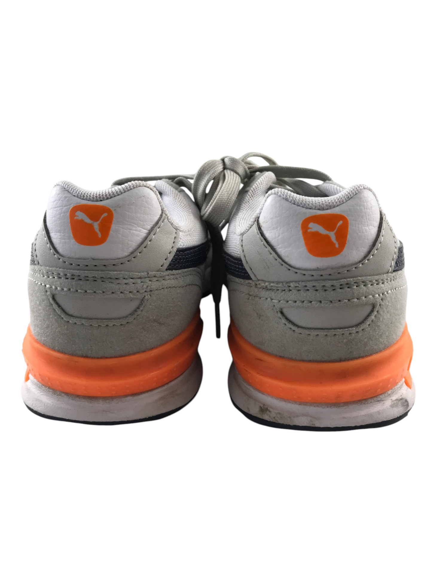 Puma size 4 grey tri colour trainers