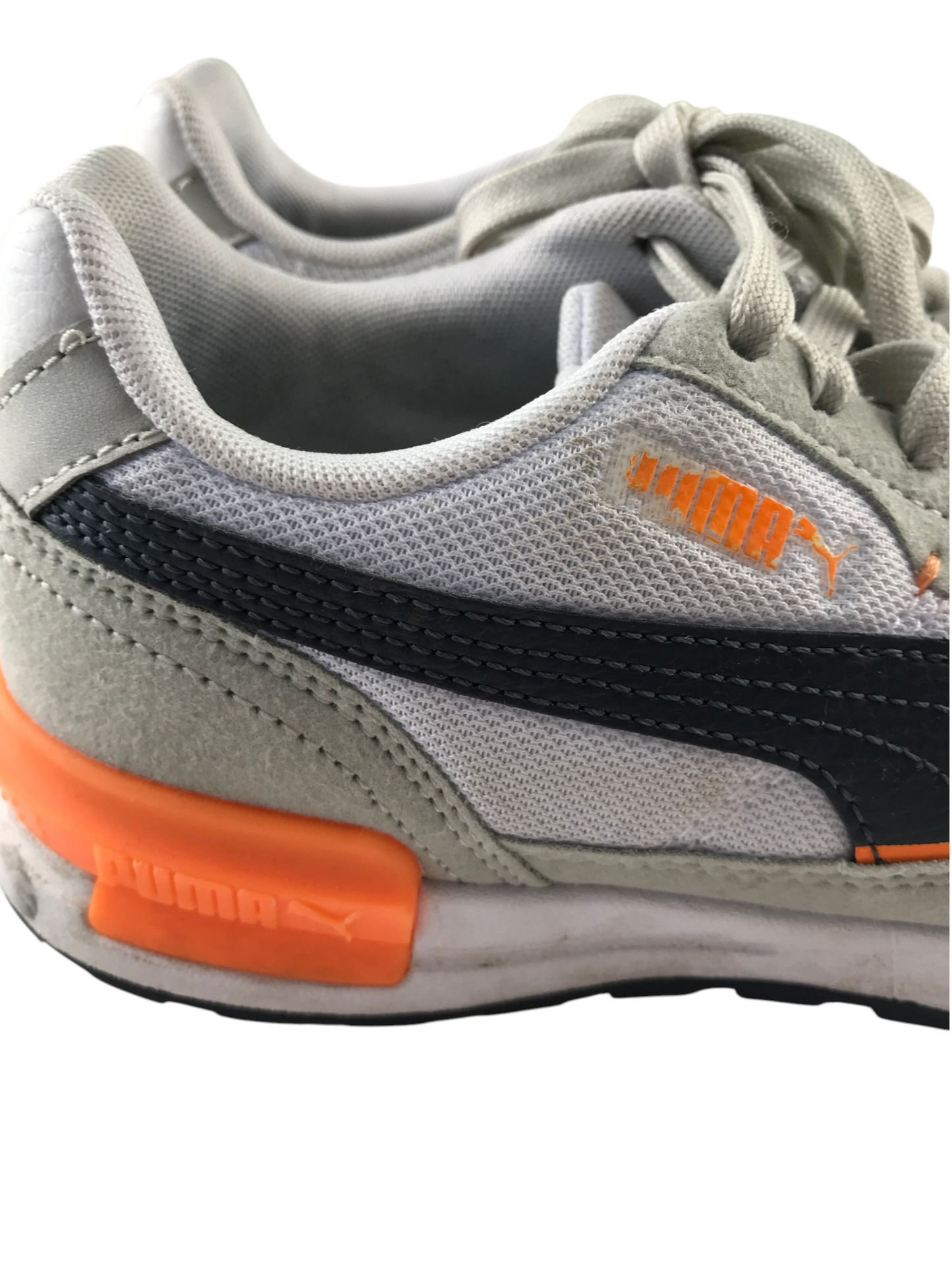 Puma size 4 grey tri colour trainers