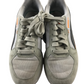 Puma size 4 grey tri colour trainers