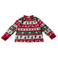 Pyjama set 5-6 years red and green Christmas print cotton