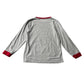 Pyjama set 7-8 years grey and red Christmas print cotton
