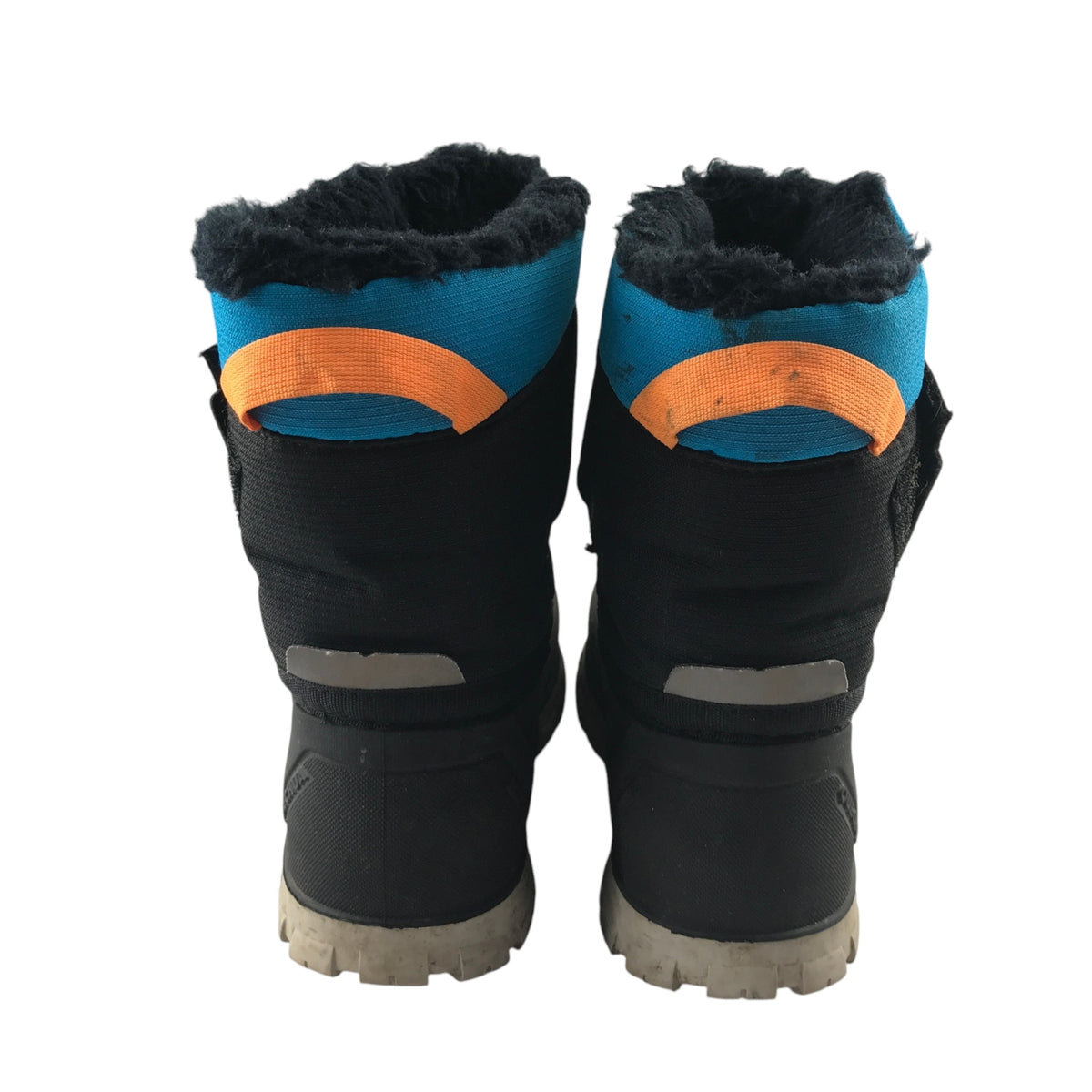 Quechua size UK 12 junior black snow boots waterproof
