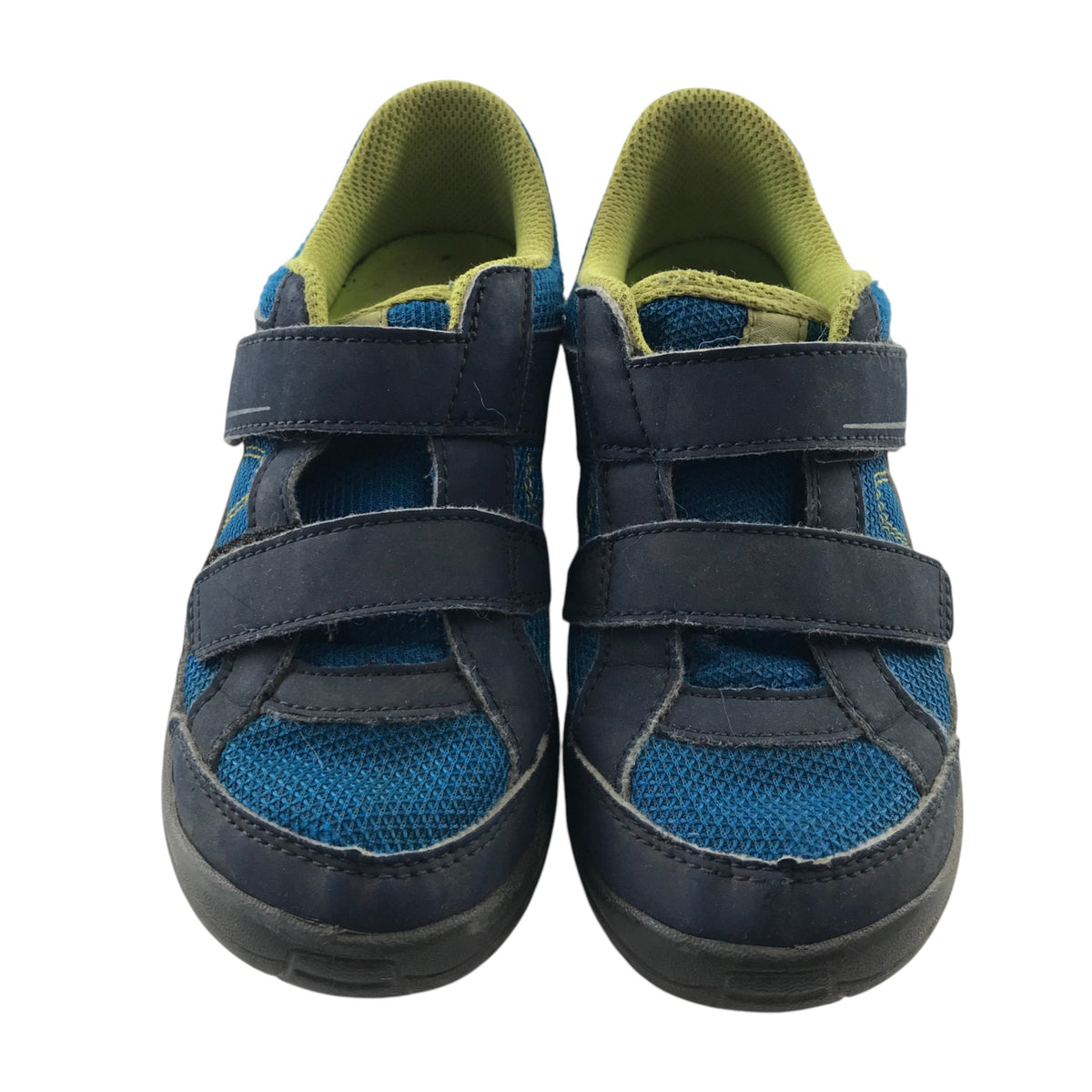 Quechua size UK 12 junior navy and blue trainers