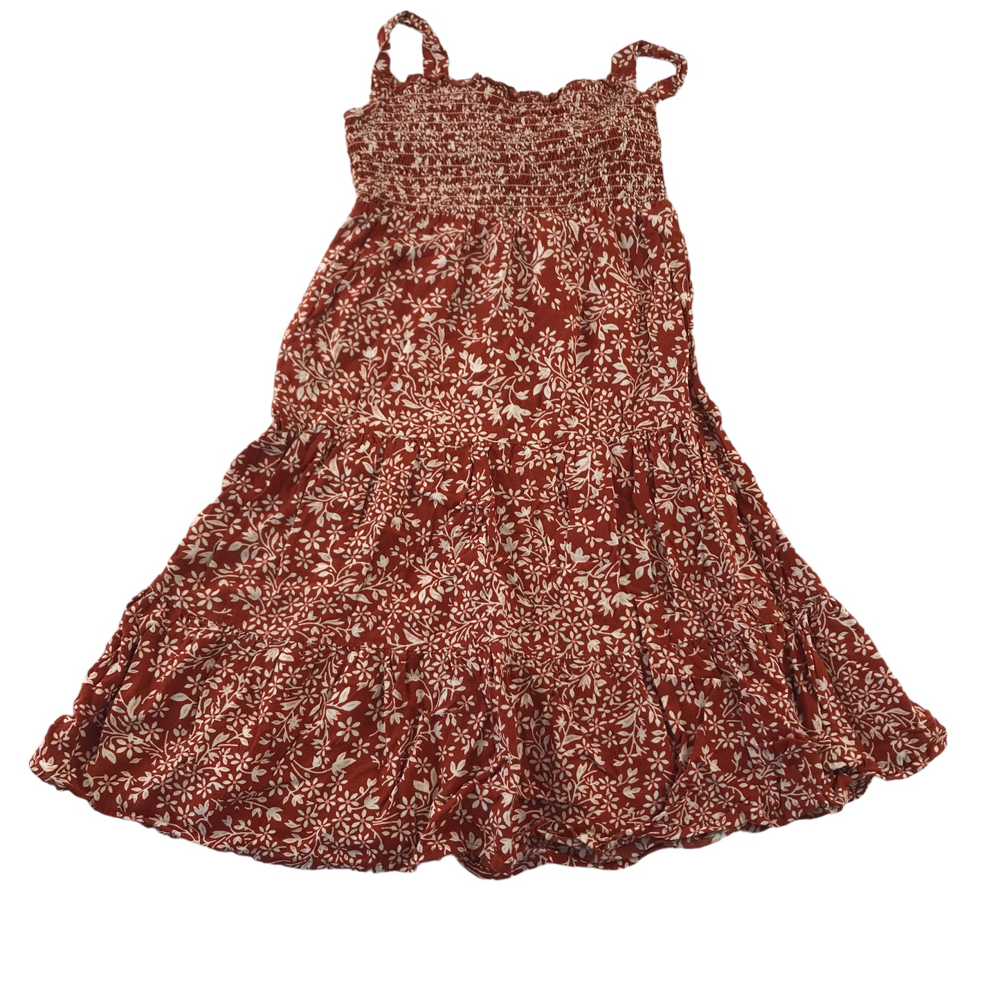 George Dress Age 4 Brown Floral Print Pattern