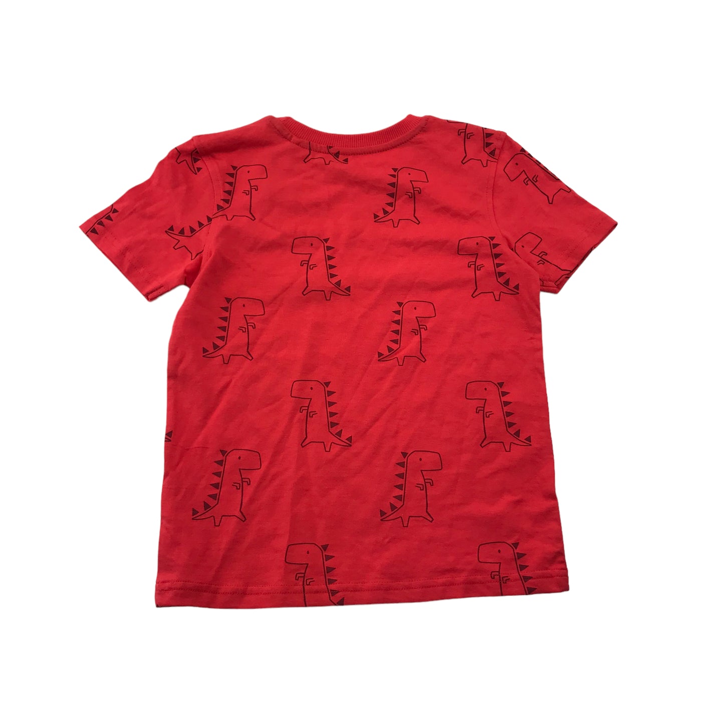 George Red Dinosaur T-shirt Age 5