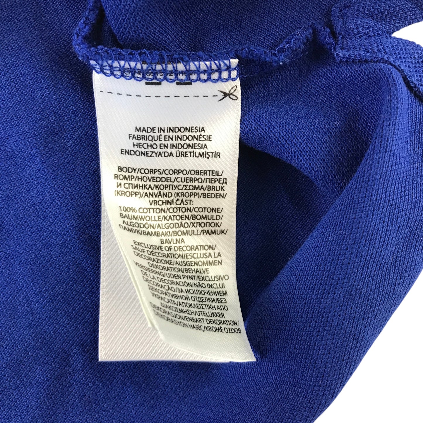 Ralph Lauren 14 years royal blue cotton polo shirt